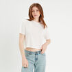 T-shirt manches courtes ecru femme