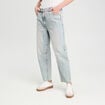 Jeans balloon denim bleach femme