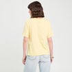 T-shirt manches courtes jaune clair femme