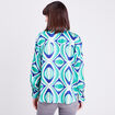 Chemise manches longues vert femme
