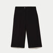 Bermuda coupe large noir femme