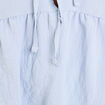 Blouse col claudine denim snow gris femme