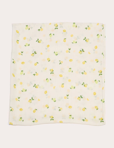 Foulard blanc femme
