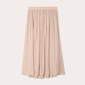 jupe longue evasee effet satin sable femme Jupe longue évasée effet satin sable femme