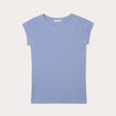 T-shirt manches courtes bleu gris femme