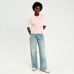 Gilet sans manches rose clair femme