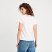 T-shirt manches courtes blanc femme