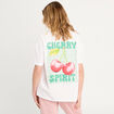 T-shirt manches courtes blanc femme