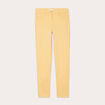 Jeans slim 5 poches jaune clair femme
