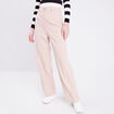 Pantalon city large sable femme