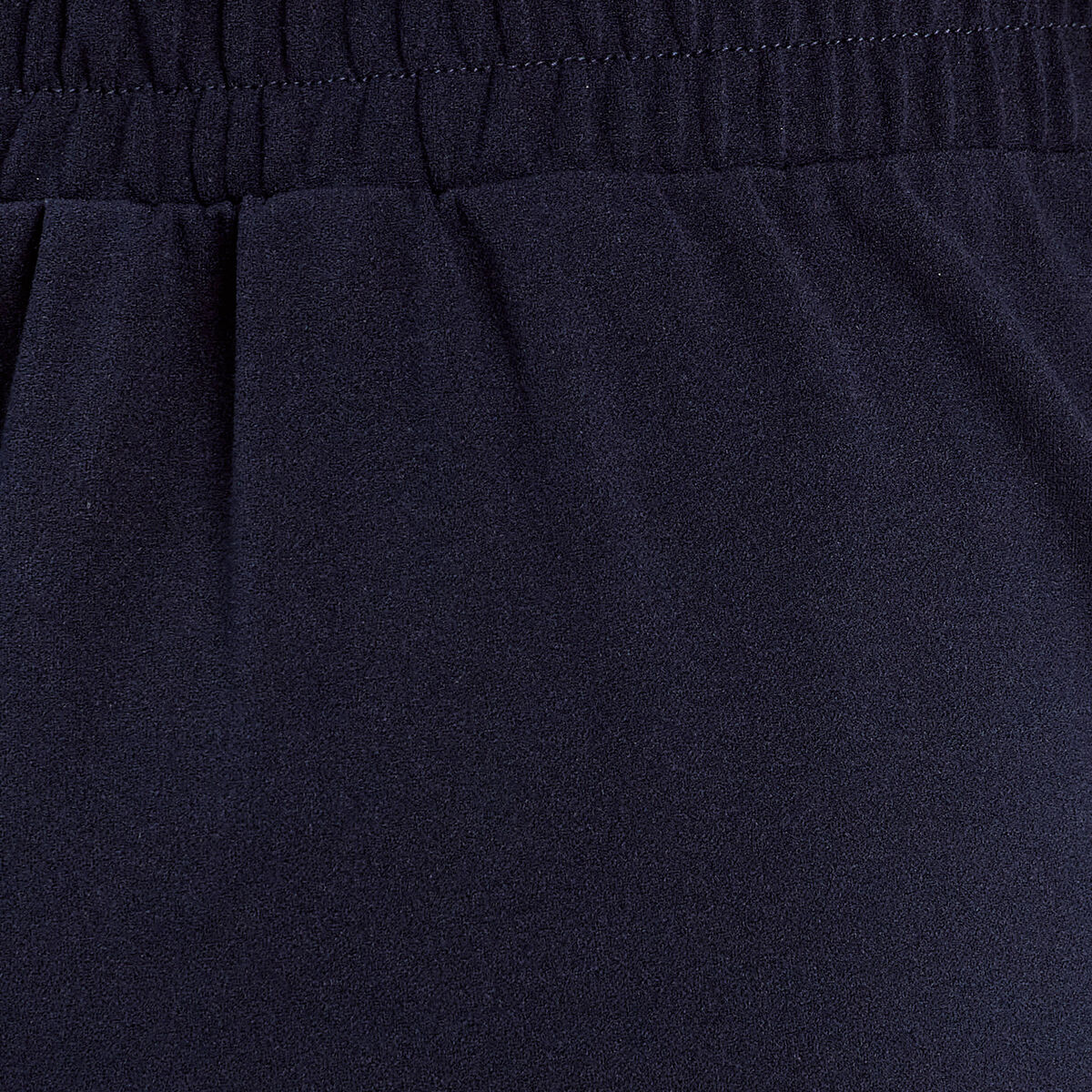 Pantalon large style jogging bleu marine femme