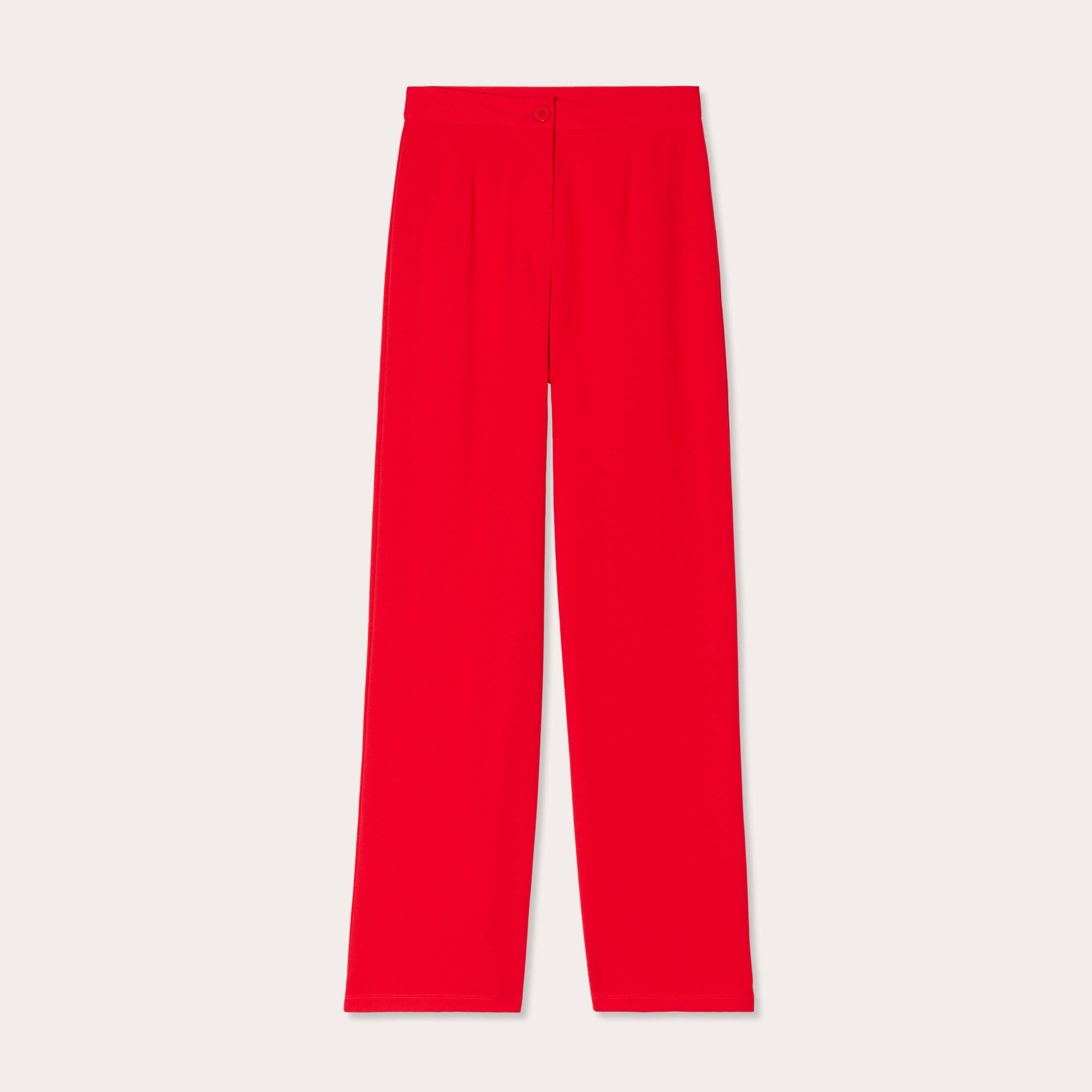 Pantalons taille haute Rouge Femme Vib s