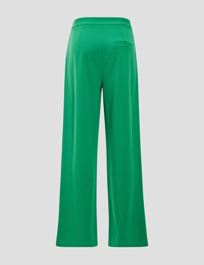 Pantalon large vert femme