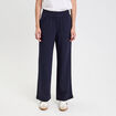 Jegging fluide taille standard bleu marine femme
