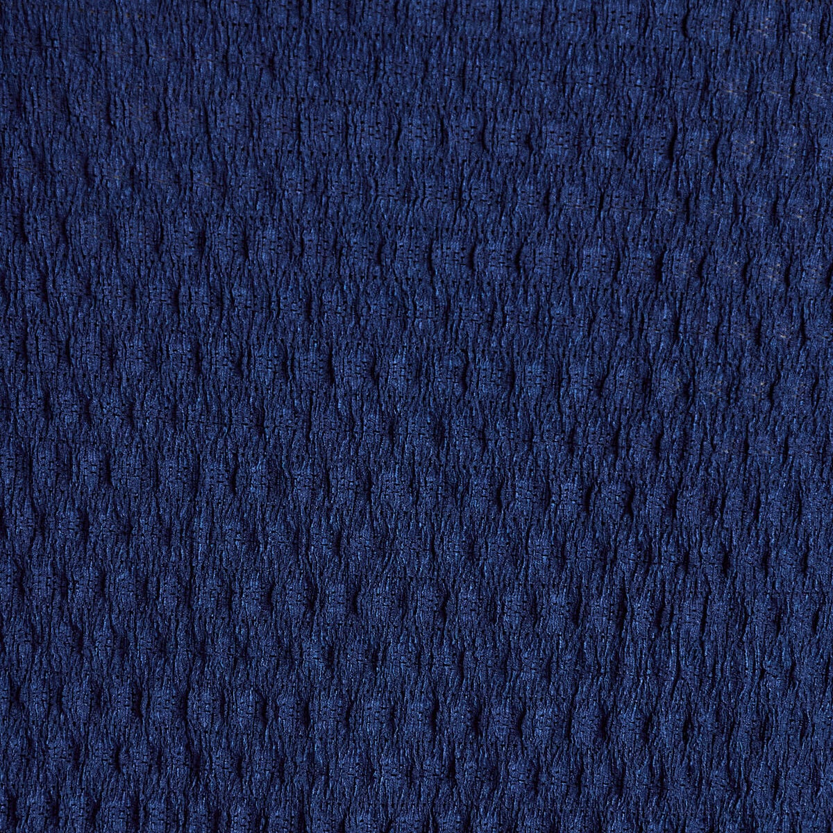 Blouse col rond manches longues bleu fonc&eacute; femme