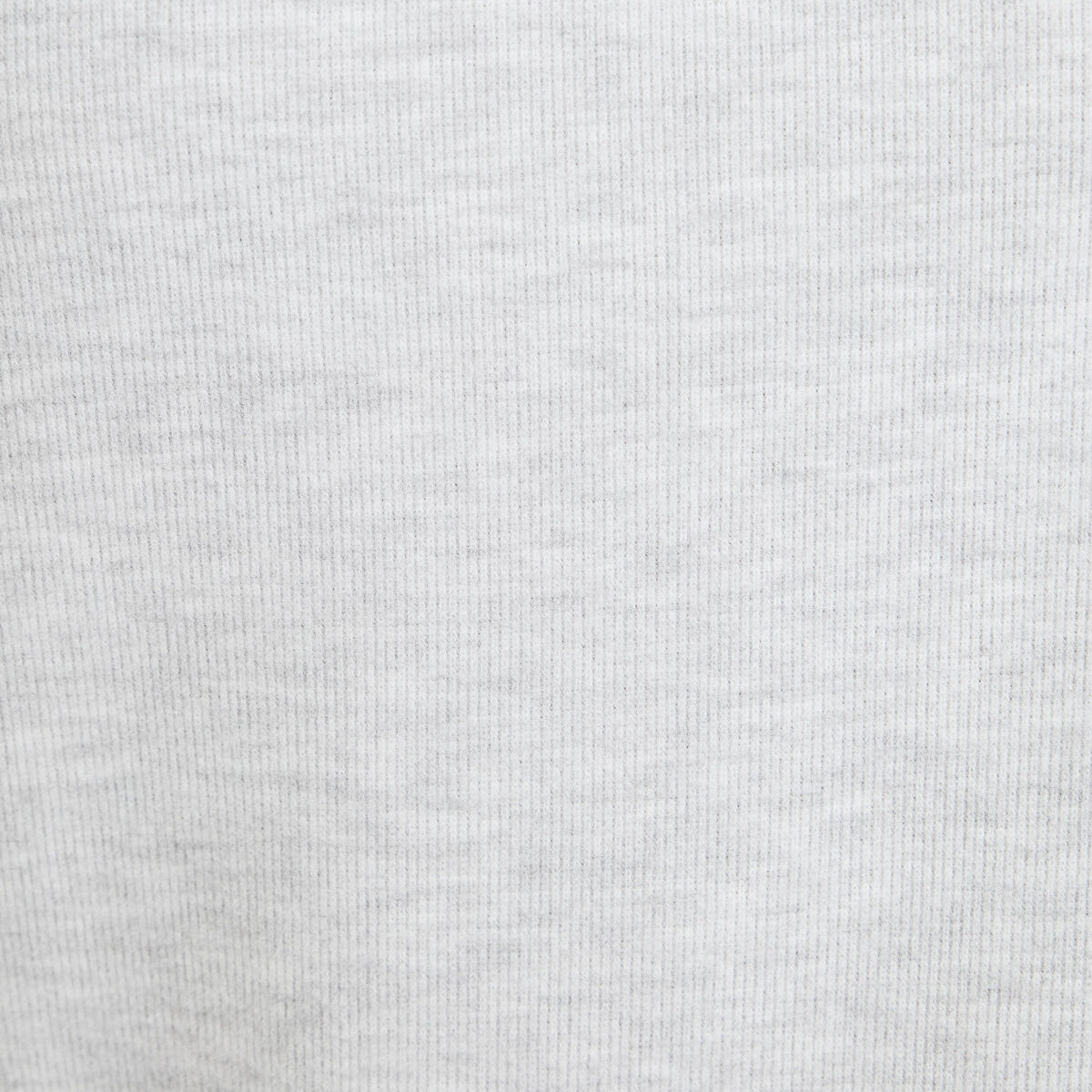 Sweat duveteux col rond manches longues gris clair femme