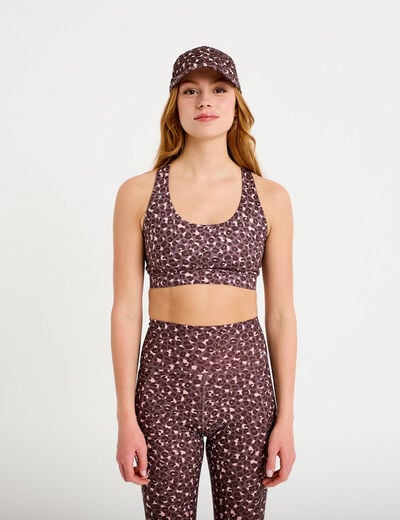 Brassi&egrave;re de sport activewear violet femme