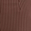 Pantalon jambe large marron chocolat femme