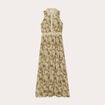 Robe longue sans manches blanc femme