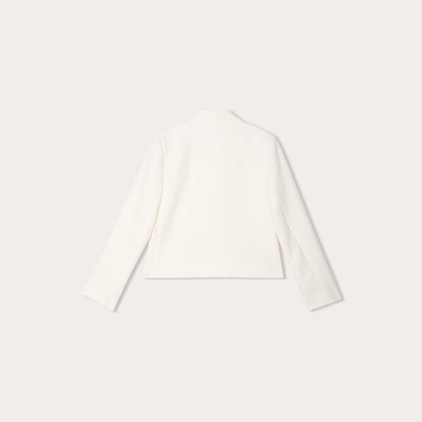 veste cintree boutonnee ecru femme Veste cintrée boutonnée ecru femme
