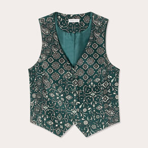 veston sans manches velours vert femme Veston sans manches velours vert femme
