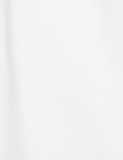 T-shirt manches courtes blanc femme