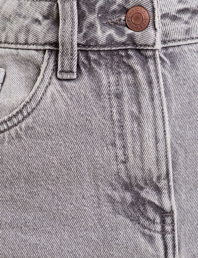 Jupe crayon taille standard denim gris clair femme