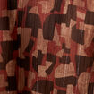 Robe évasée manches 3/4 marron femme