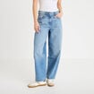 Jeans baggy taille basse denim triple stone femme
