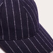 Casquette feutrine bleu marine femme