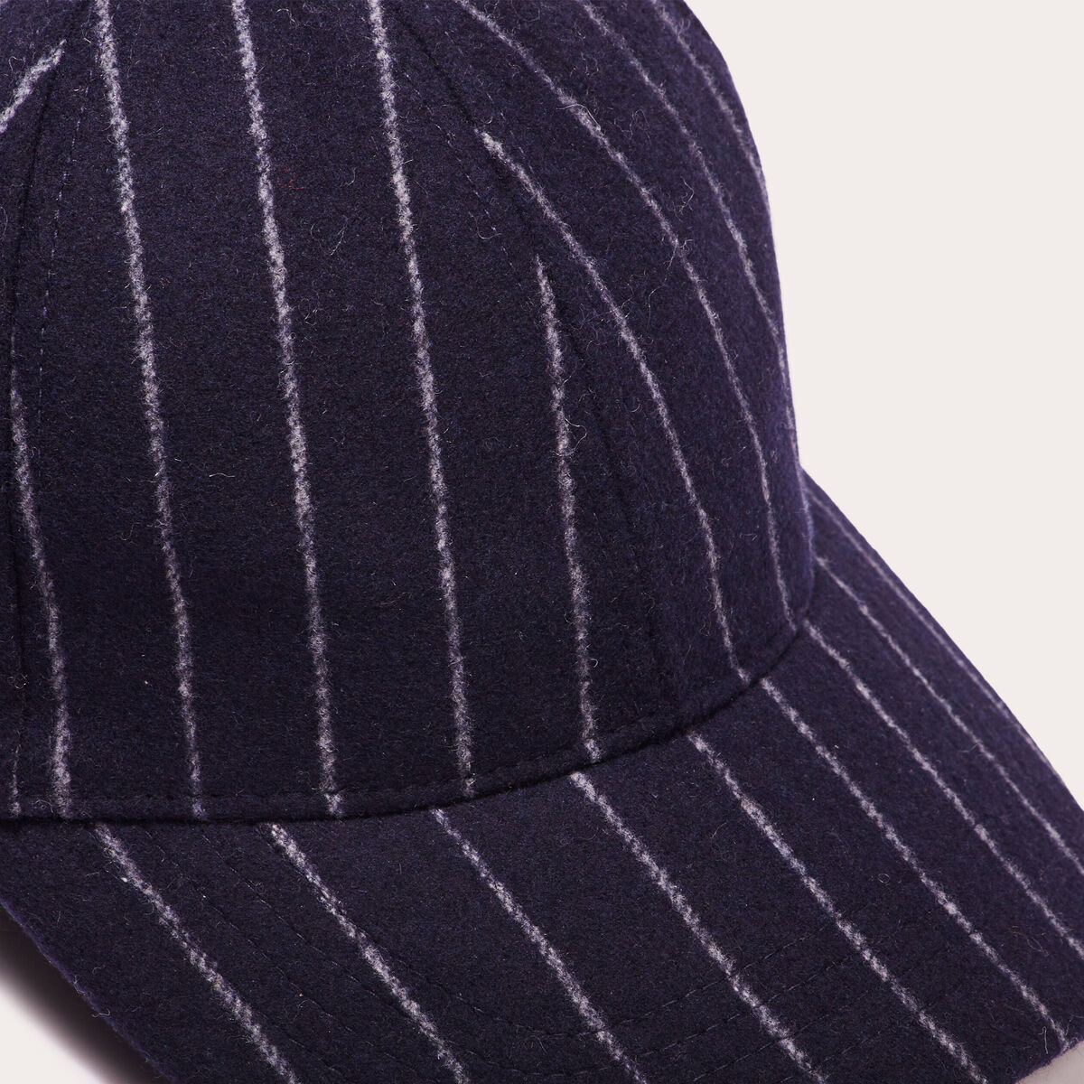 Casquette feutrine bleu marine femme