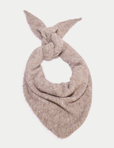 Foulard beige femme