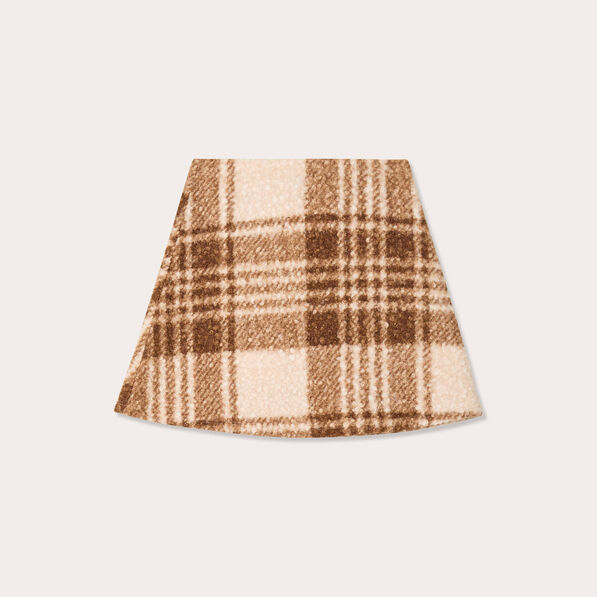jupe effet polaire sable femme Jupe effet polaire sable femme