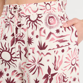 pantalon large rose femme Pantalon large rose femme