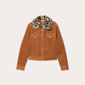 veste velours col amovible camel femme Veste velours col amovible camel femme