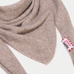 Foulard taupe femme