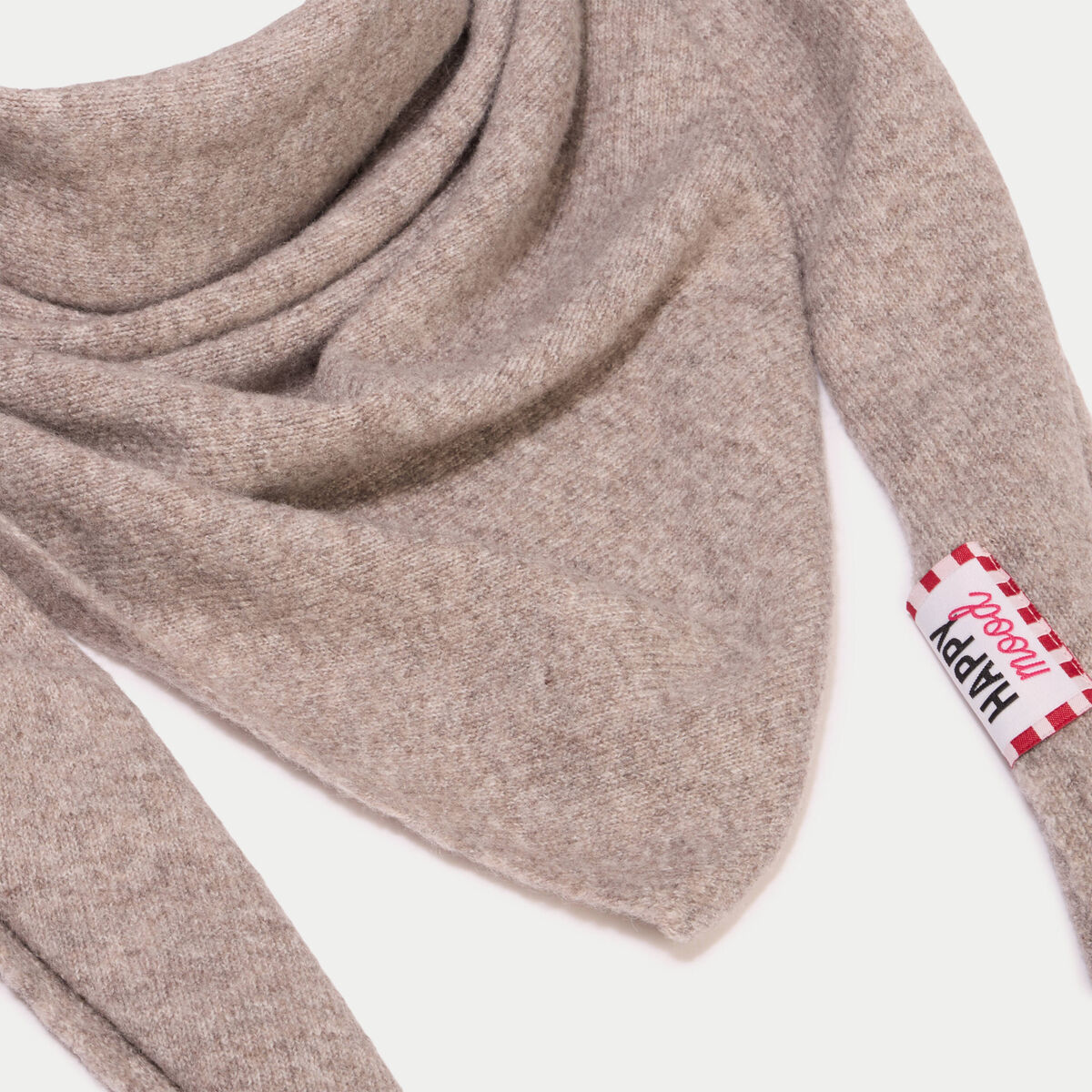 Foulard taupe femme