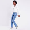 Jeans regular stretch denim double stone femme