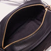 Sac carré en bandoulière noir femme