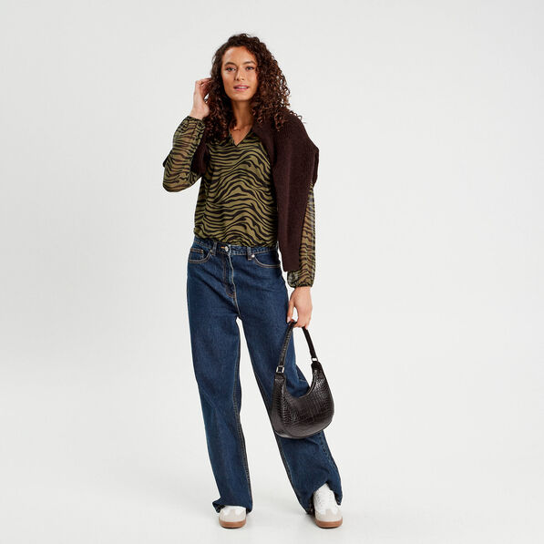 blouse manches longues noir femme Blouse manches longues noir femme