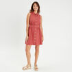 Robe chemise patineuse vieux rose femme