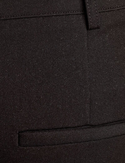 Pantalon large ventre plat noir femme