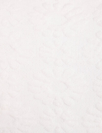 Débardeur tricot blanc femme