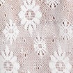 T-shirt ajouré effet crochet blanc femme