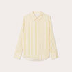 Chemise manches longues jaune femme