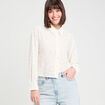 Blouse broderie anglaise blanc femme