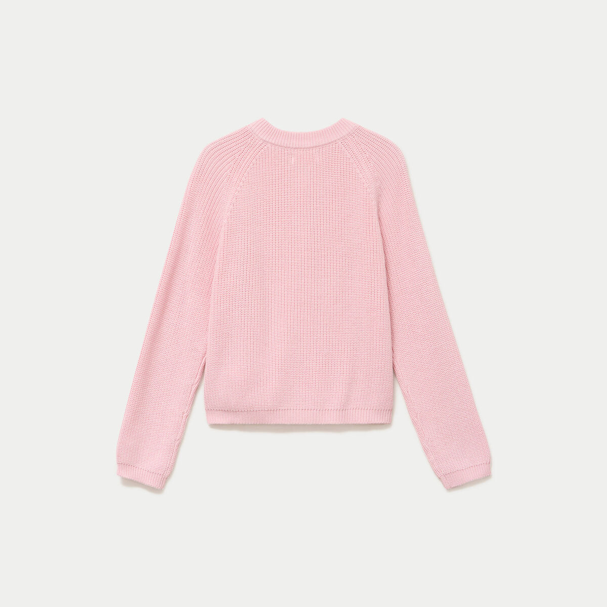 Gilet manches longues rose clair femme