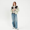 Doudoune vert pastel femme