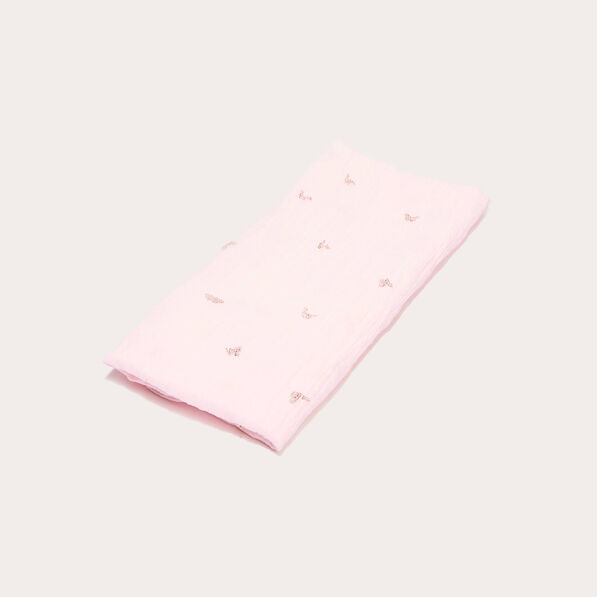 Foulard rose clair femme