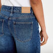 Bermuda en jean bleu fonc&eacute; femme